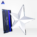 Metal Stress Ball Shaped Crystal Star Trophy Award